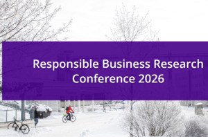 Responsible Business Research Conference 2026, Tamperė, Suomija